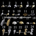 Feather New Nail lover nail stud nail art metal stud